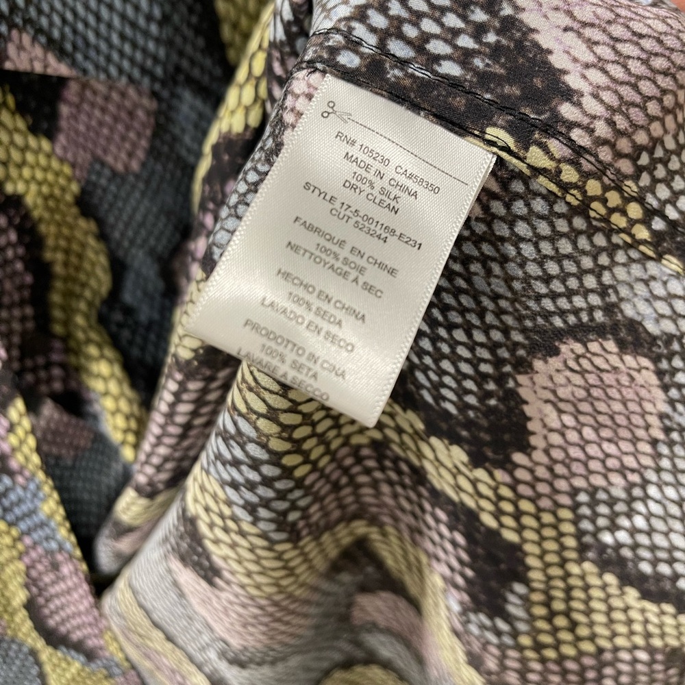 Equipment Silk Shirt Python Print - Beautiful, Wo… - image 3